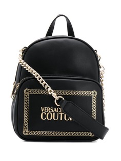 Versace Jeans Couture рюкзак с логотипом и цепочкой