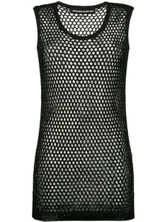 Ermanno Scervino сетчатый топ без рукавов