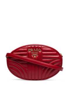Prada Diagram oval shoulder bag