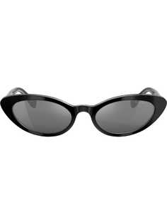 Miu Miu Eyewear солнцезащитные очки в оправе кошачий глаз