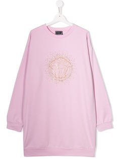 Young Versace платье-толстовка с логотипом