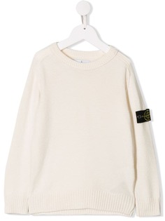 Stone Island Junior пуловер с логотипом