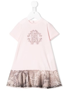 Roberto Cavalli Junior платье с пайетками на подоле