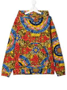 Moschino Kids худи с принтом