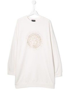 Young Versace платье с логотипом