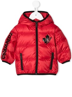 Dsquared2 Kids пальто-пуховик на молнии