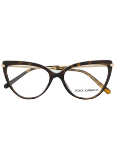 Dolce & Gabbana Eyewear очки в оправе кошачий глаз