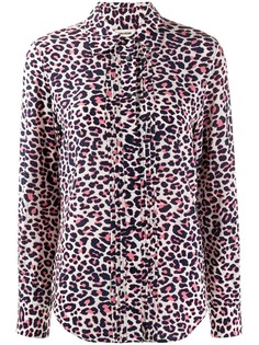 Zadig&Voltaire рубашка с леопардовым принтом