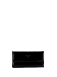 Prada Pre-Owned varnished logo continental wallet