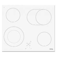 Варочная панель KORTING HK62051BW, Hi-Light, независимая, белый