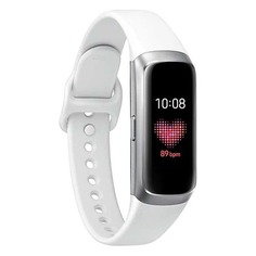 Смарт-часы SAMSUNG Galaxy Fit, 0.95&quot;, серебристый / серебристый [sm-r370nzsaser]