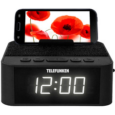 Радио-часы Telefunken TF-1700UB Black