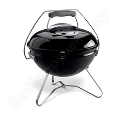 Угольный гриль weber smokey joe premium, 37 см, черный 1121004