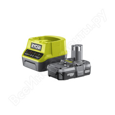 Аккумулятор ryobi one+ rc18120-113 5133003354 (18 в; 1.3 а*ч; li-ion) + зарядное устройство rc18120