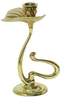 Свечи, подсвечники, аромалампы Подсвечник Stilars лист 15,5х57 см 1673