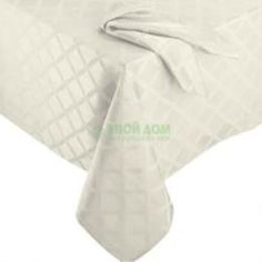 Скатерти, салфетки Скатерть Bardwil Лавровый лист 178х264 см White (BRD-7101-704-OBL-WHITE)