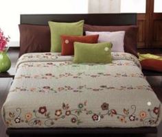 Пледы и покрывала Покрывало Manterol Aroma 235x270 Green-Brown