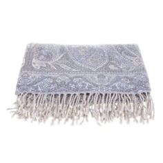 Пледы и покрывала Плед 1.30х1.70 grey blue Вонне-траум rashmi 17010-188068