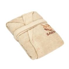 Халаты Халат мужской Asil sauna brown xl махровый с капюшоном