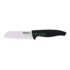 Ножи, ножницы и ножеточки Нож сантоку 13 см белое керам. Лезвие (KN-2.112.PR) Fissman