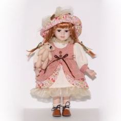 Предметы интерьера Кукла фарфоровая вера 30.5 см Top art studio Ws2249-ta