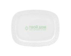 Декоративная посуда Блюдо Lenox блюдо прямоугольное 48 см чистый опал, рельеф (LEN851912)