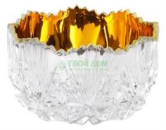Декоративная посуда Чаша Shi shi стекл д10.5см 6.5см золото