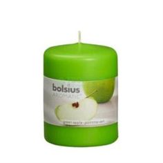 Свечи, подсвечники, аромалампы Свеча Bolsius 80/60 зеленое яблоко