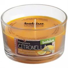 Свечи, подсвечники, аромалампы Свеча в стекле антимоскит Bolsius 62/106 мм (103625890319)