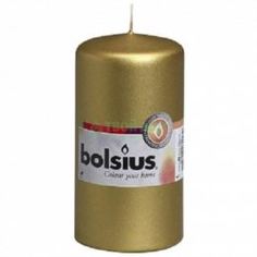 Свечи, подсвечники, аромалампы Свеча Bolsius 120/60 Gold