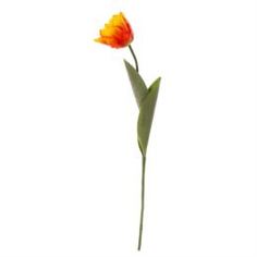 Искусственные растения Тюльпан Триумф оранжевый живое прикосновение Топ Арт Студио