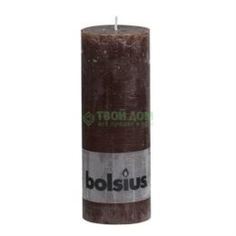 Свечи, подсвечники, аромалампы Свеча Bolsius 190/68 Dark brown