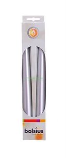 Свечи, подсвечники, аромалампы Свеча Bolsius 245/24 silver (103600350581)