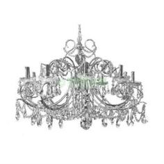 Люстры на цепи Люстра подвесная Eurolustre Porto 10463/10 Асфур Хром