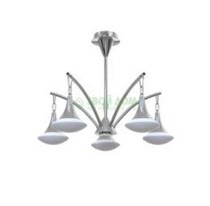 Люстры на цепи Люстра подвесная LuceSolara Moderno (3019/5SChrome/White)