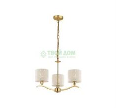 Люстры на цепи Люстра подвесная LuceSolara Moderno 5053/3P Gold/White