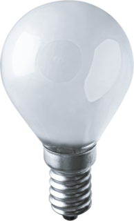 Лампочки Лампа накаливания Navigator шарик матовая 40Вт цоколь E14