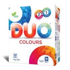 Средства для стирки и ухода за бельем Стиральный порошок Duo Colours для цветных и темных тканей 1 кг