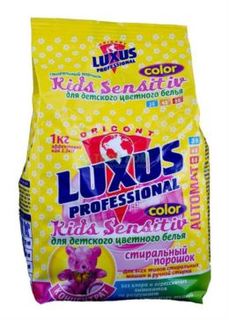 Средства для стирки и ухода за бельем Стиральный порошок-концентрат Luxus для детского цветного белья 1 кг