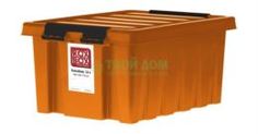 Гардеробные и системы хранения Ящик для хранения Rox box Ящик с крышкой 16 л оранжевый
