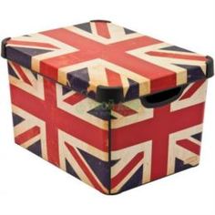 Емкости для хранения Curver Коробка декор Stockholm XL British flag (04711-D99-05)
