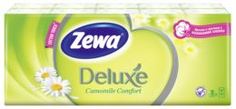 Бумажная продукция Носовые Платки Zewa Deluxe Ромашка, 3 слоя, 10шт.Х 10