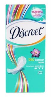 Средства личной гигиены Прокладки Discreet Deo Water Lily 20 шт