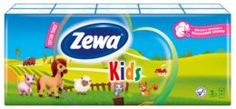 Бумажная продукция Детские Носовые Платки Zewa Kids, 3 слоя, 10шт.Х10