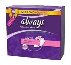 Средства личной гигиены Прокладки Always Deo Normal 60 шт (AL-83723154)