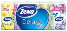 Бумажная продукция Носовые Платки Zewa Deluxe Family, 3 слоя, 10шт.Х 10