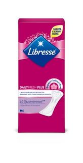 Средства личной гигиены Ежедневные прокладки Libresse Dailyfresh Plus Long, 26 шт.