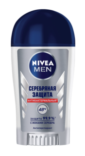 Средства по уходу за телом Дезодорант-стик Nivea Серебряная защита 40 мл