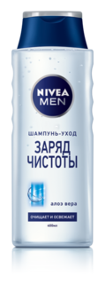 Средства по уходу за волосами Шампунь Заряд чистоты 400 мл Nivea