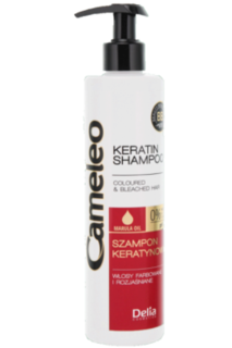 Средства по уходу за волосами Шампунь кератиновый 250 мл для окрашенных волос Delia cosmetics 2708-532